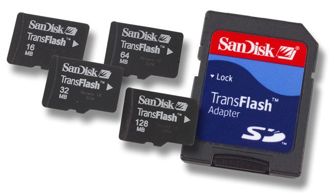 SanDisk TransFlash - Secure Digital adaptér