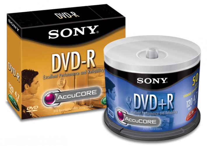 Sony DVD média AccuCORE