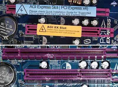 AGI sloty na desce ASRock 775Dual-915GL