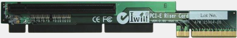 PCI Express Riser Card pro desku Iwill K88