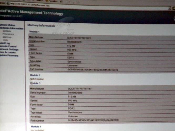 IDF 2006 Pha: Ukázka Intel Active Management Technology