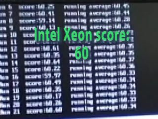 Barcelona vs. Xeon: Xeon Score: 60