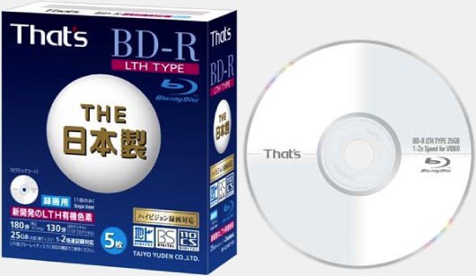 (Taiyo Yuden) That's BD-R BR-V25WTY LTH Type