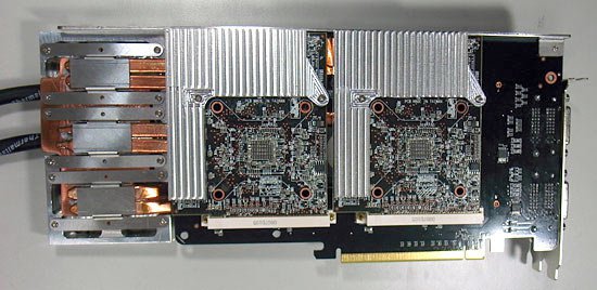 ASUS EAH3850 Trinity aneb Radeon HD 3850 X3 - zadní strana