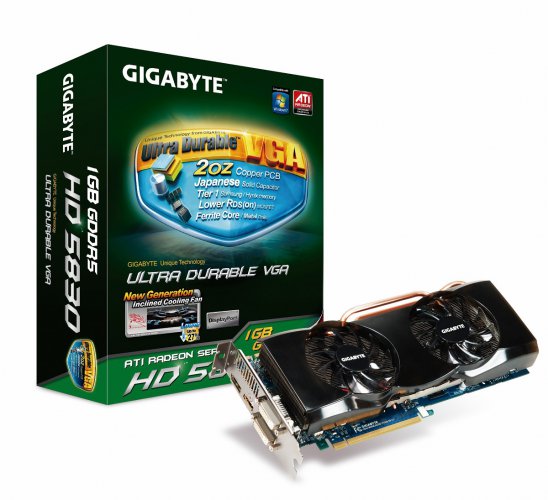 GV-R583UD-1GD - Gigabyte Radeon HD 5830