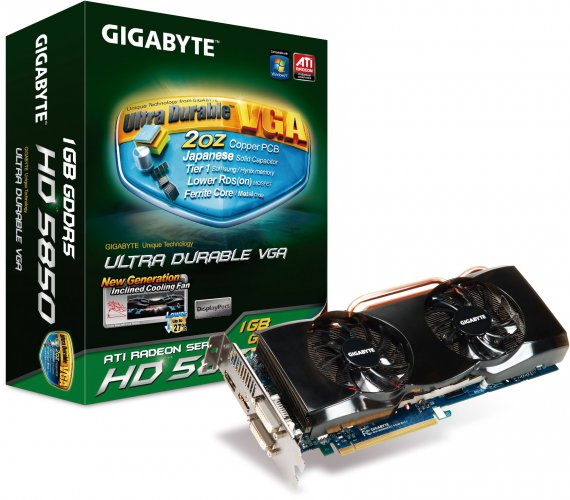 GV-R585OC-1GD - Gigabyte Radeon HD 5850