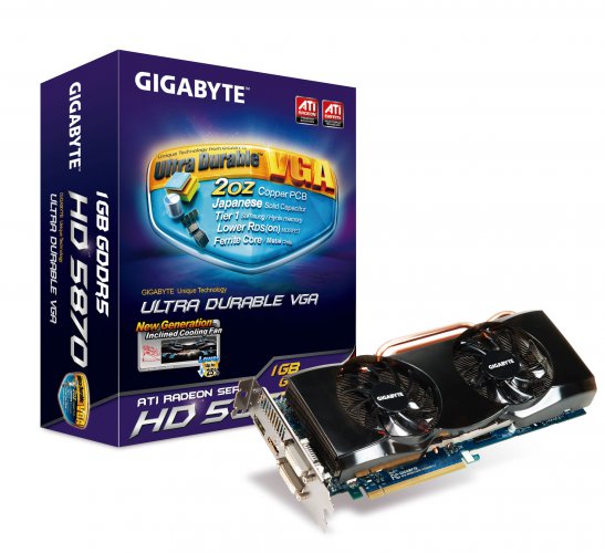 GV-R587UD-1GD - Gigabyte Radeon HD 5870