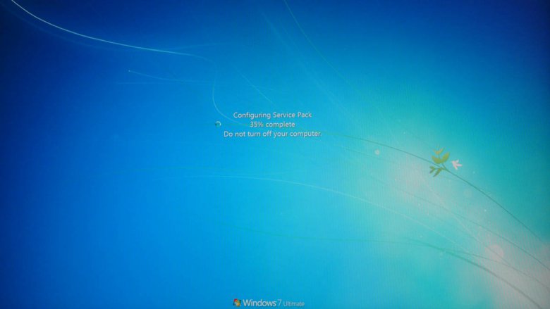 Průběh instalace SP1 RC na Windows 7