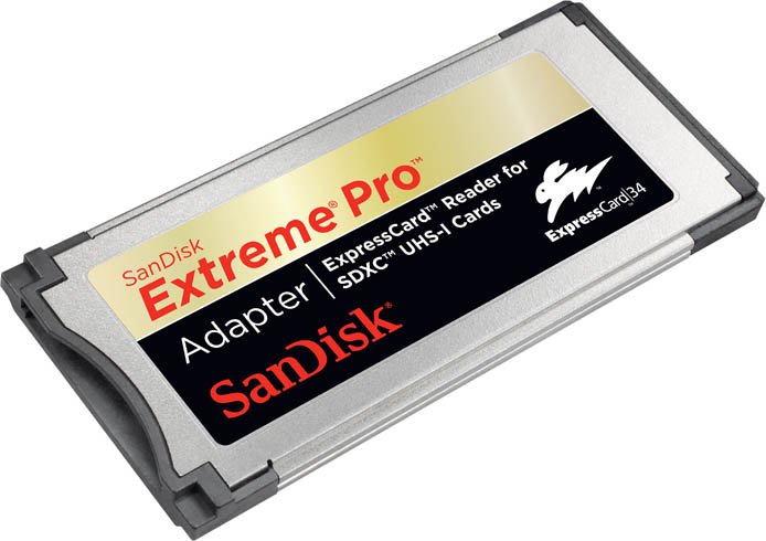 Sandisk Extreme Pro Express Card Adapter for SDHC/SDXC UHS-I cards