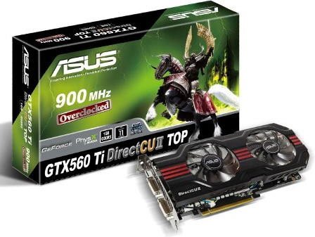 ASUS GeForce GTX 560 Ti DurectCU II (ENGTX560-Ti-DCII/2DI/1GD5)