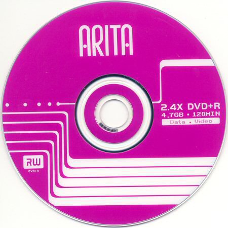 DVD+R ARITA Data Video - médium