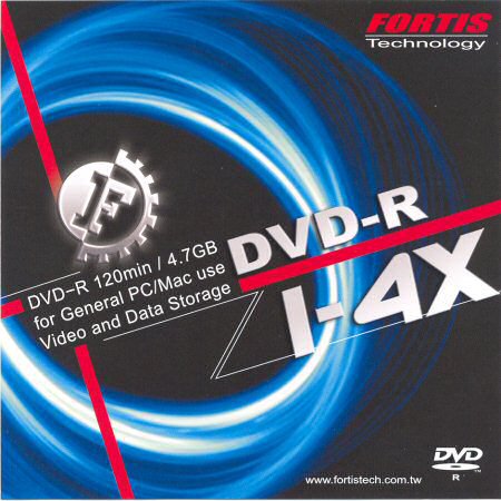 DVD-R Fortis  - zepředu