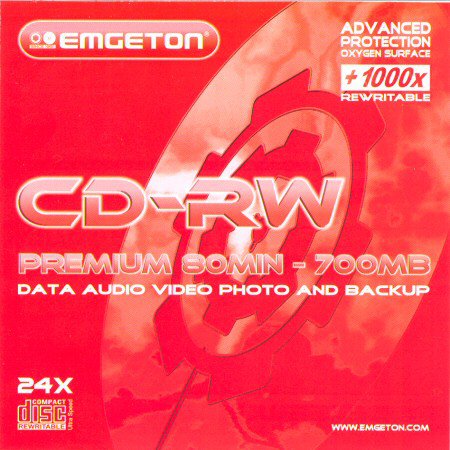 CD-RW emgeton premium advanced protection oxygen surface - zepře