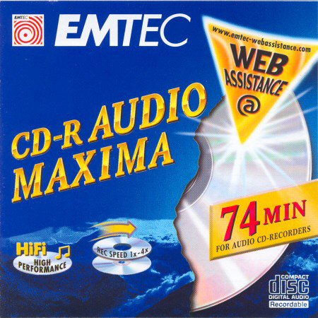 CD-R EMTEC AUDIO MAXIMA - zepředu