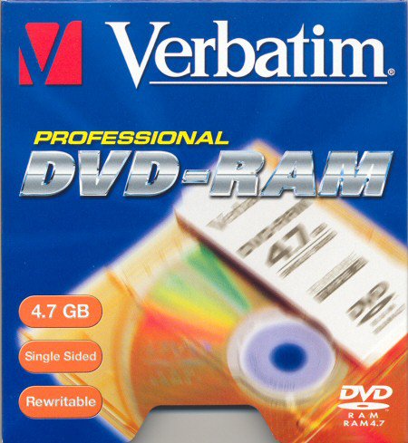 DVD-RAM Verbatim Type 2 Professional - zepředu