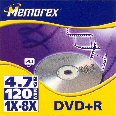 DVD+R Memorex Part Nr. 864118 - zepředu