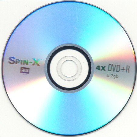 DVD+R Spin-X Nr. 51122 190186 - médium