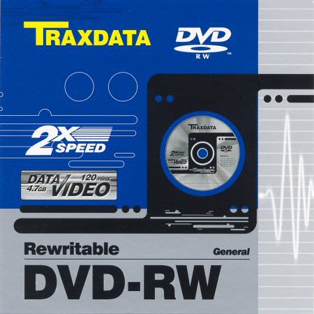 DVD-RW Traxdata for general - zepředu