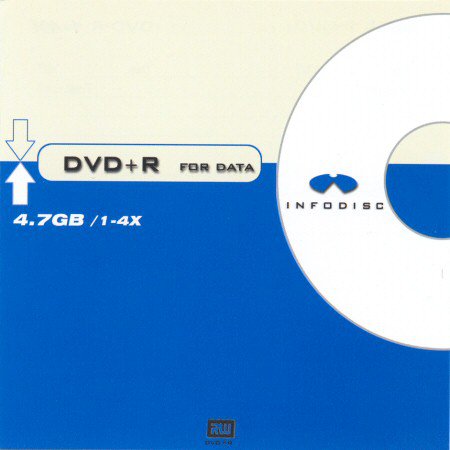 DVD+R InfoDisc  - zepředu