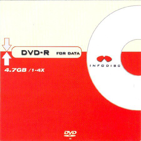 DVD-R InfoDisc  - zepředu