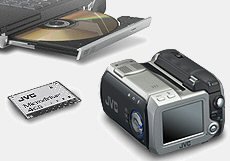JVC GZ-MC200 digit.kamera s HDD a notebookem