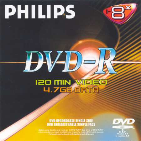 DVD-R Philips DM4S8J10C/00 - zepředu