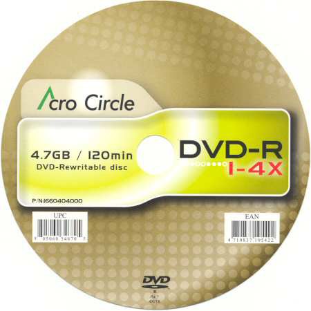 DVD-R Acro Circle  - zepředu