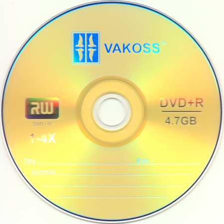 DVD+R VAKOSS  - médium