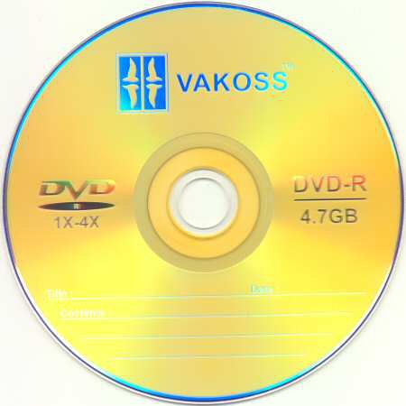 DVD-R VAKOSS  - médium