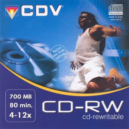 CD-RW C.D. Video SpA CDV Tech on the move - zepředu