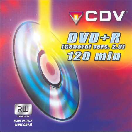 DVD+R C.D. Video SpA CDV P/003/046 - zepředu