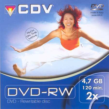 DVD-RW C.D. Video SpA CDV Tech on the move - zepředu