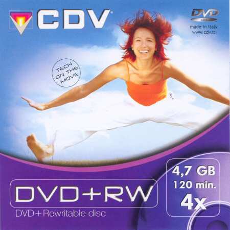 DVD+RW C.D. Video SpA CDV Tech on the move - zepředu