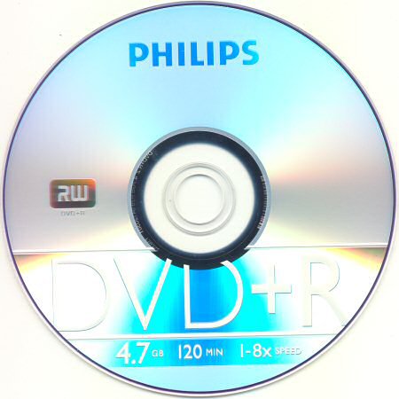 DVD+R Philips  - médium