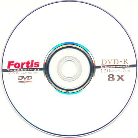 DVD-R Fortis  - médium