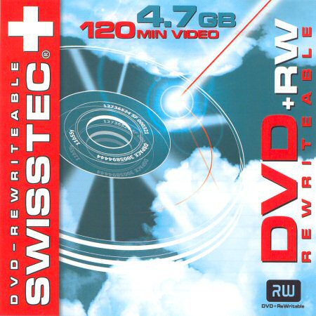 DVD+RW Swisstec  - zepředu