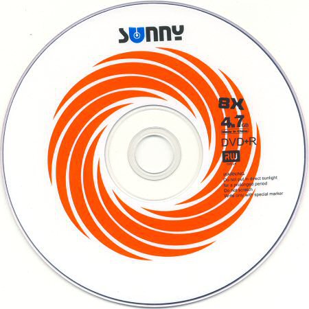 DVD+R Sunny  - médium