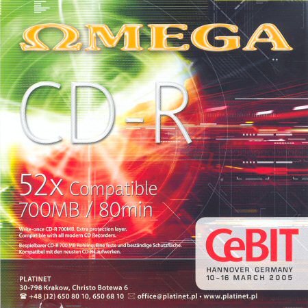 CD-R Omega  - zepředu