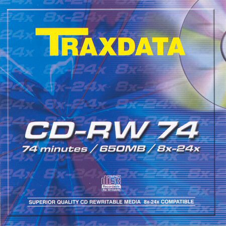 CD-RW Traxdata  - zepředu