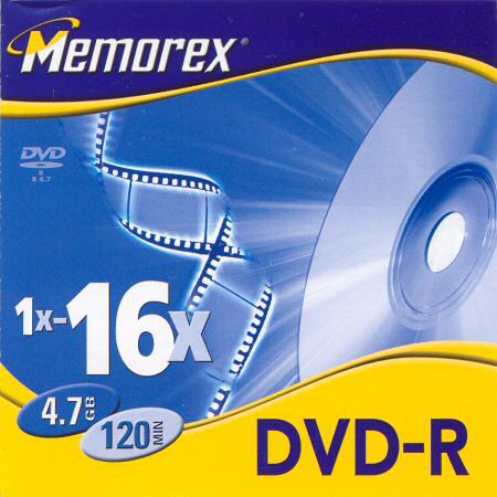 DVD-R Memorex Part No. 854111 - zepředu