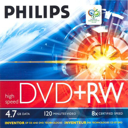 DVD+RW Philips DW4S8J05C/00 - zepředu