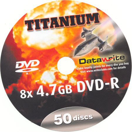 DVD-R Datawrite TITANUM - zepředu
