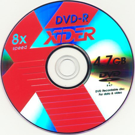 DVD-R XIDER  - médium