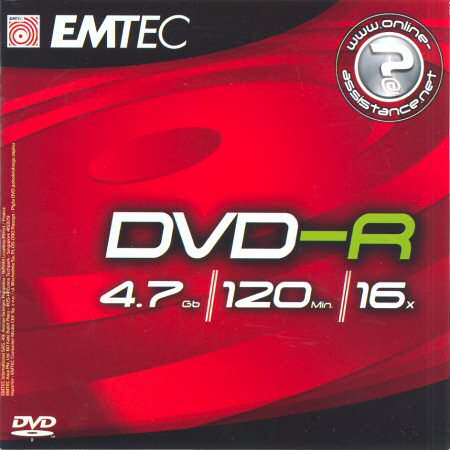 DVD-R EMTEC  - zepředu