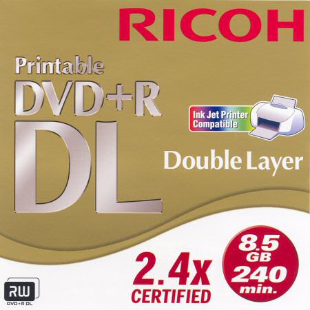 DVD+R DL Ricoh 792554 - zepředu