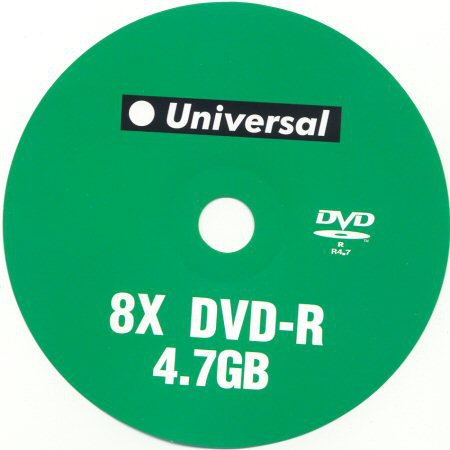 DVD-R Universal  - zepředu