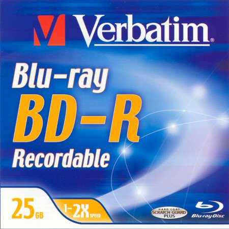 BD-R Verbatim Scratch Guard Plus 43612 - zepředu