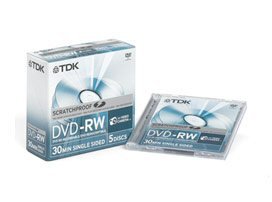 TDK 8cm DVD-RW scratch proof