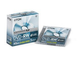 TDK 8cm DVD-RW scratch proof DS