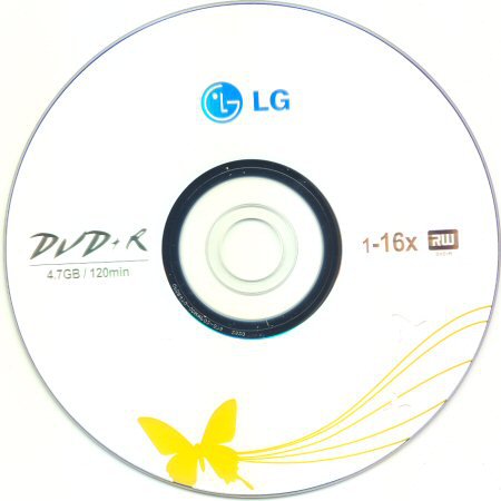 DVD+R LG  - médium